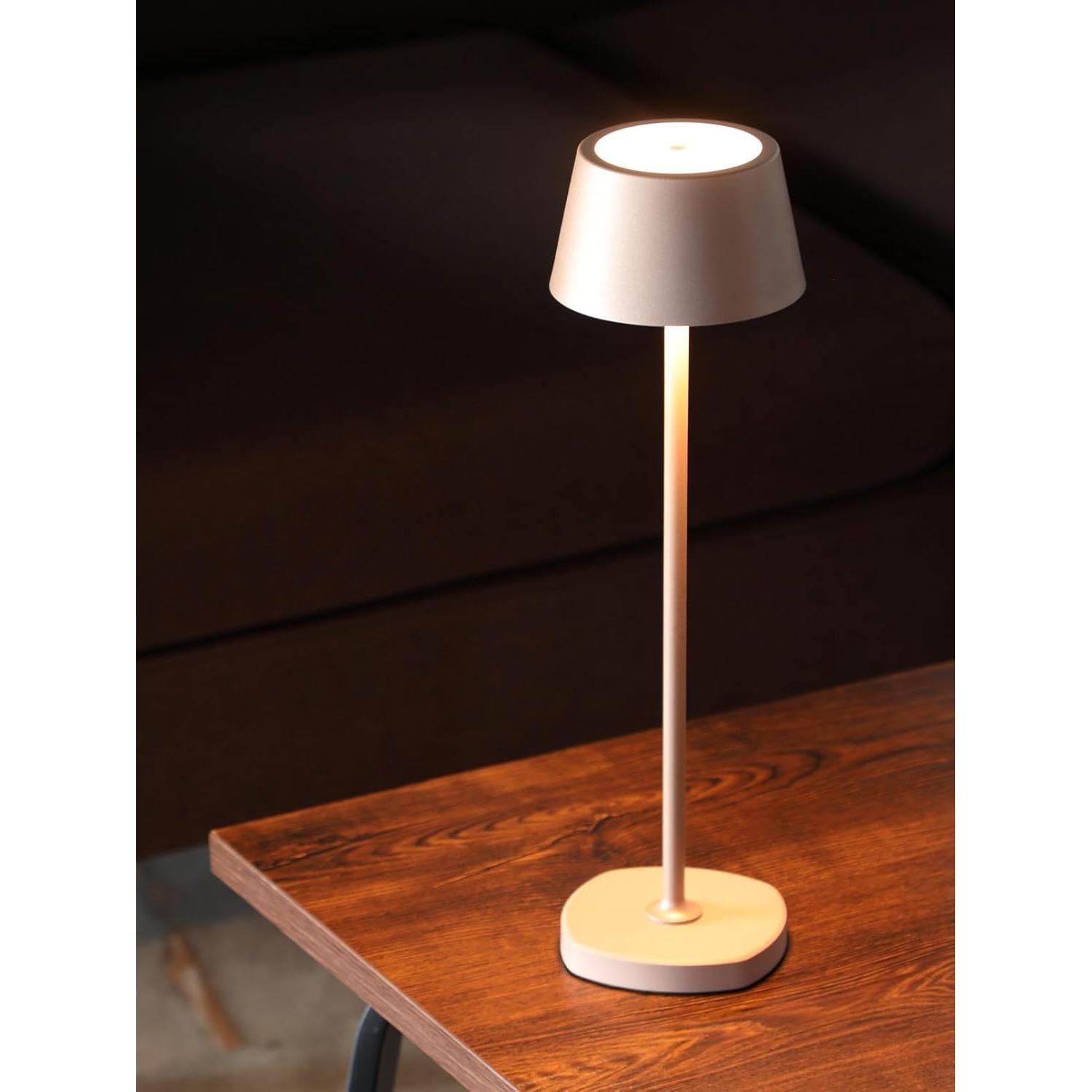 Lámpara de Mesa Inalámbrica TORCHSTAR 4000mAh Marrón