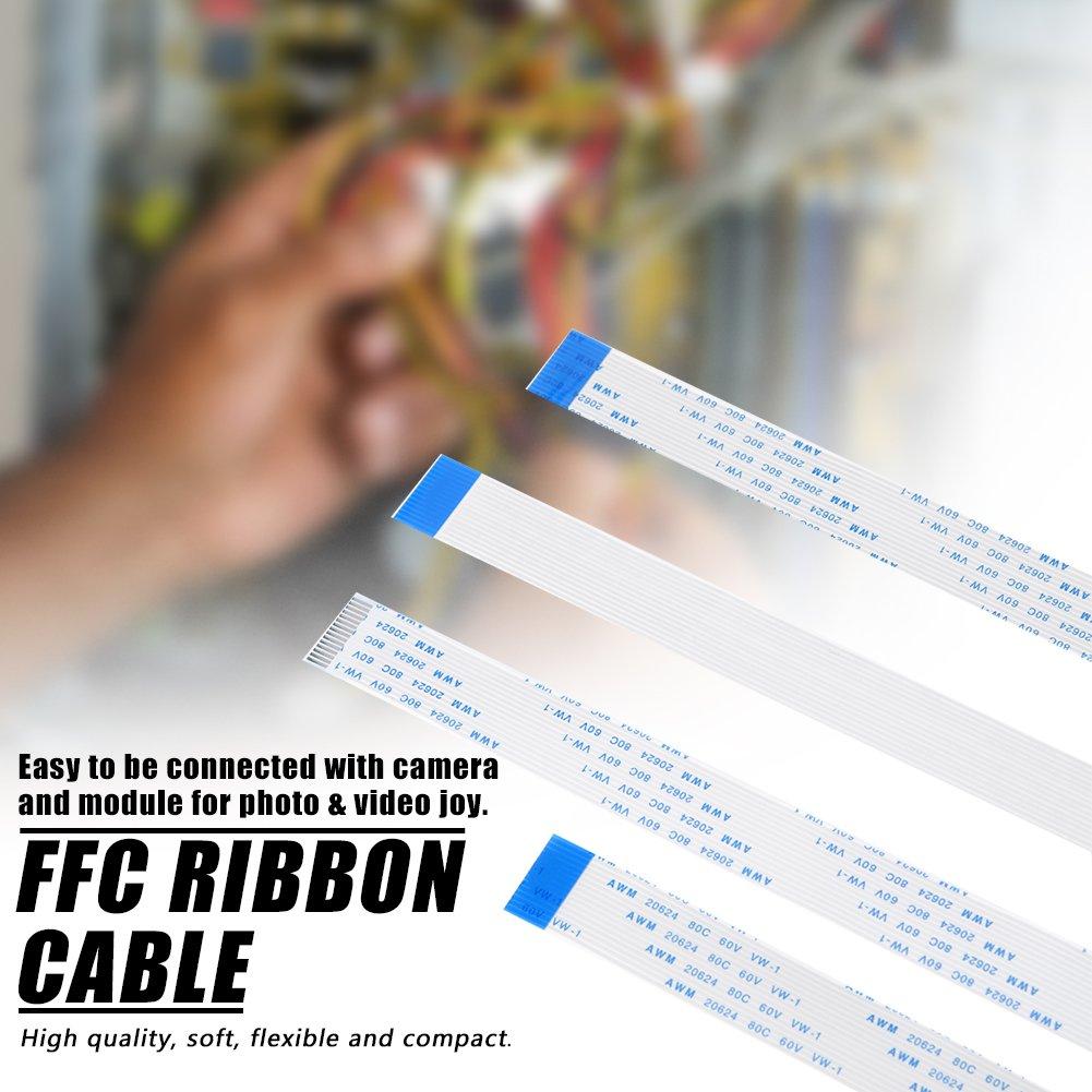 Juego de 3 Cables FFC 15 Pines 30cm 50cm 100cm para Raspberry Pi