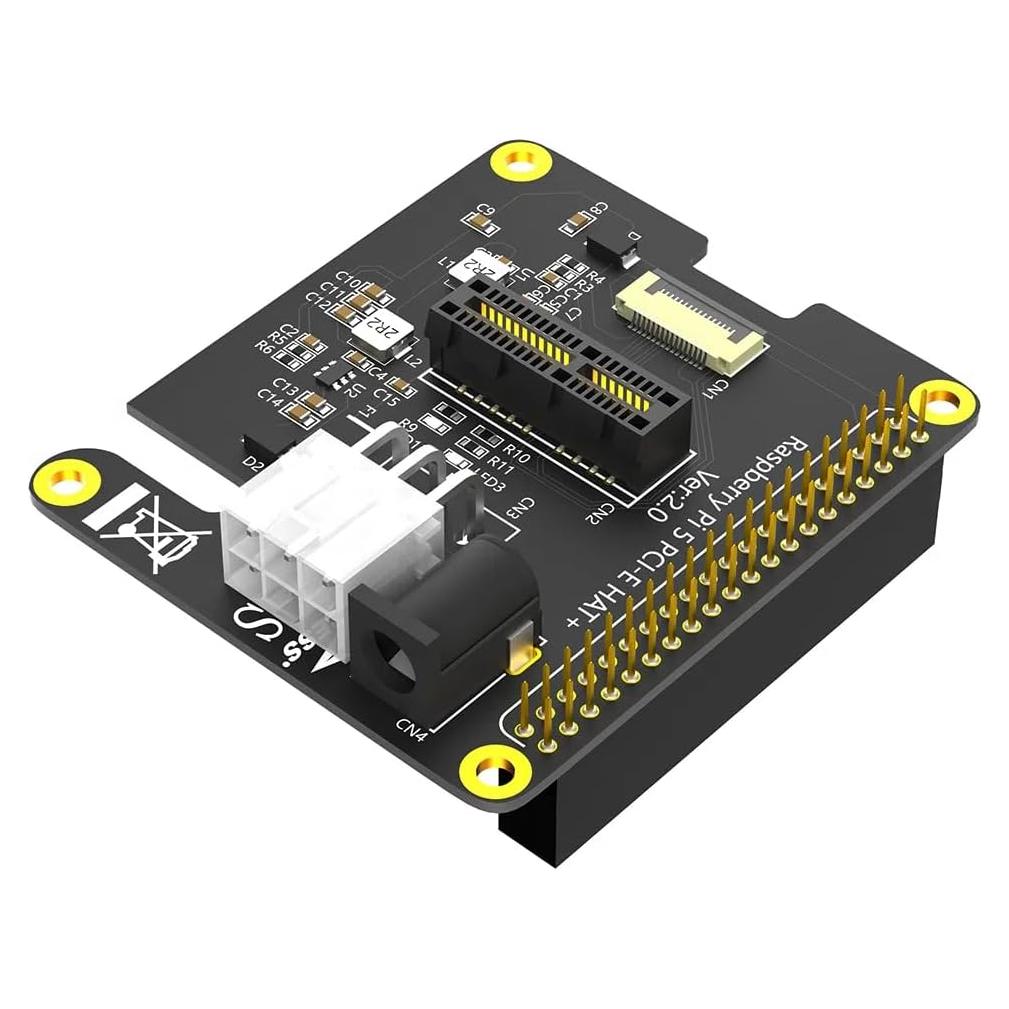 Adaptador PCI-E 1x Mustpoint con Alimentación 12V para Raspberry Pi