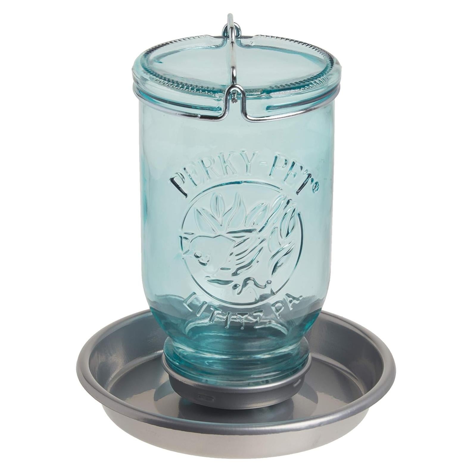 Dispensador de Agua para Aves Silvestres Perky-Pet 783 Azul