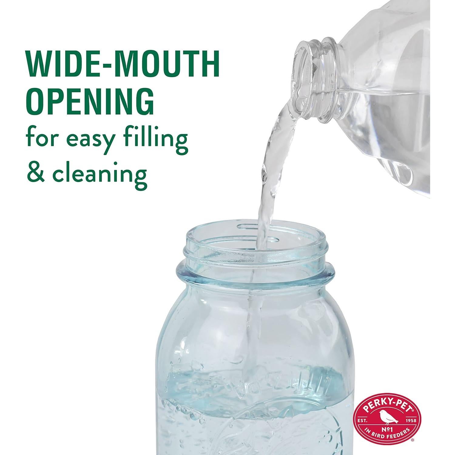Dispensador de Agua para Aves Silvestres Perky-Pet 783 Azul
