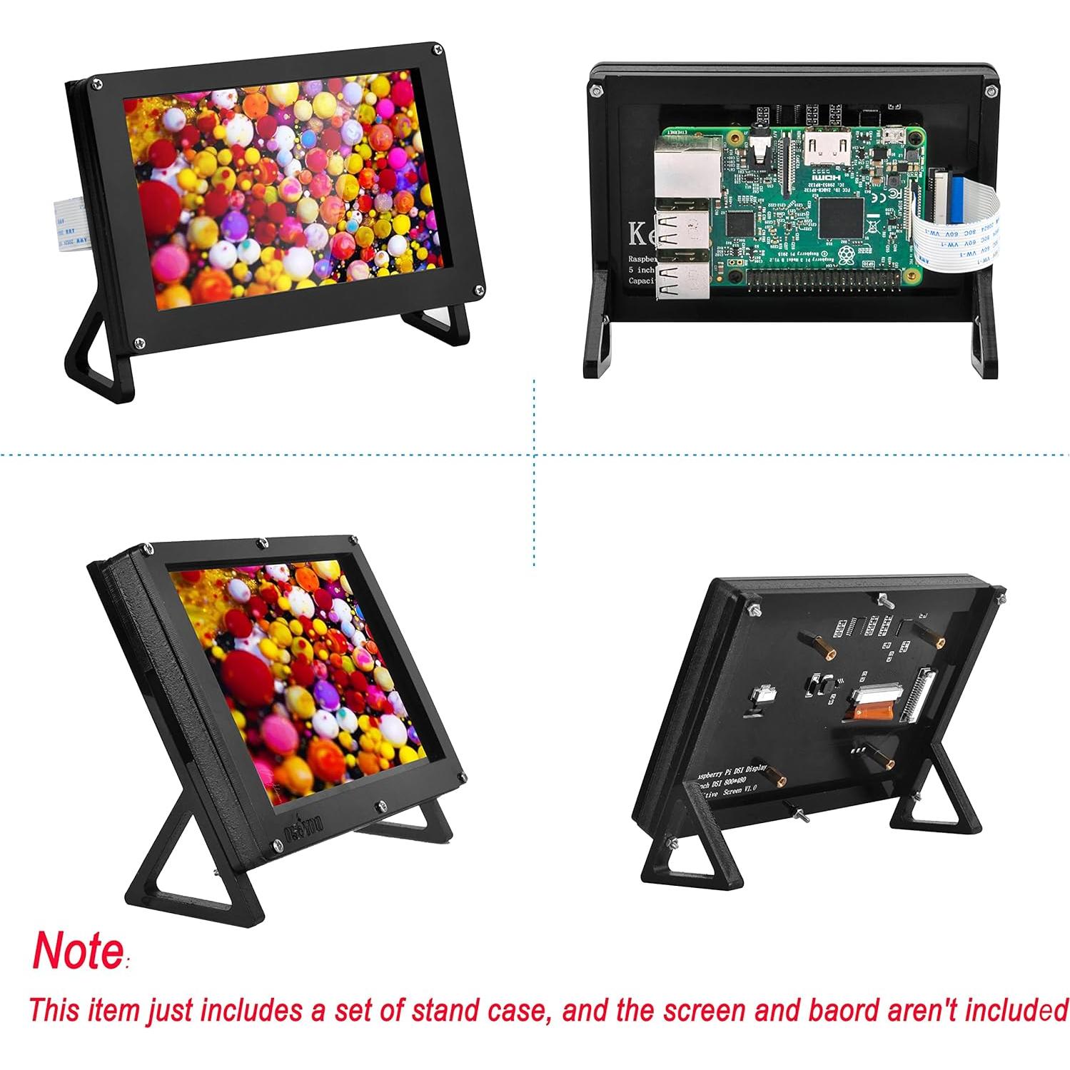 Funda Protectora Acrílica OSOYOO para Pantalla DSI 5" Raspberry Pi
