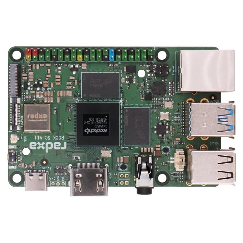 Computadora de Placa Única Radxa ROCK 5C 4GB - HDMI 8K, NPU