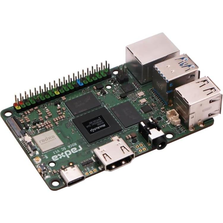 Computadora de Placa Única Radxa ROCK 5C 4GB - HDMI 8K, NPU