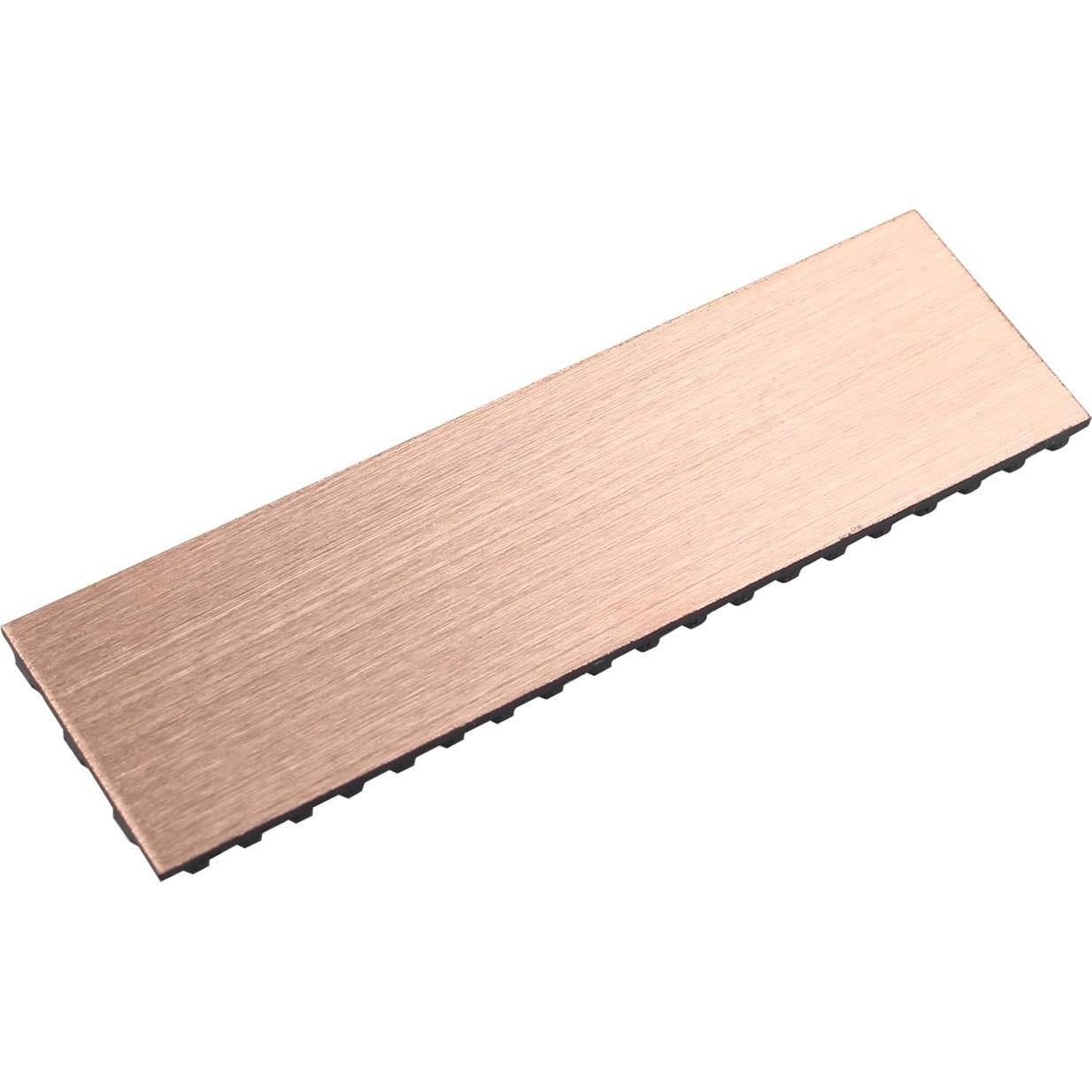 Disipador de Calor M.2 SSD ZDE 70x20x2mm Cobre Grafito
