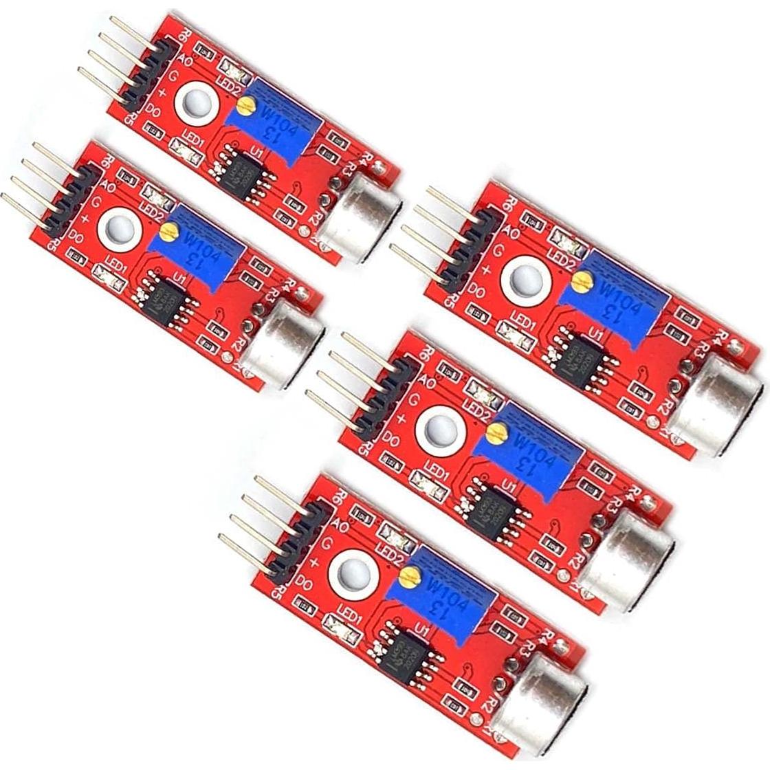 Módulo de Detección de Sonido Kiro&Seeu S-MD-5P - 5 Piezas