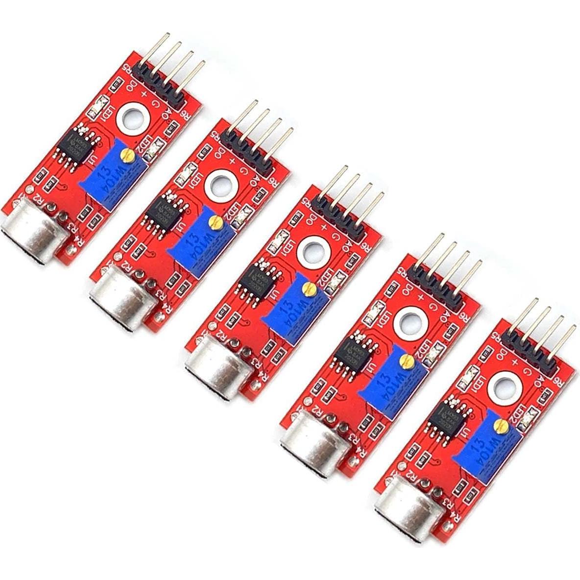 Módulo de Detección de Sonido Kiro&Seeu S-MD-5P - 5 Piezas