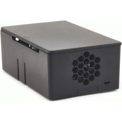 Caja HighPi Pro para Raspberry Pi 4 y HATs - Negro
