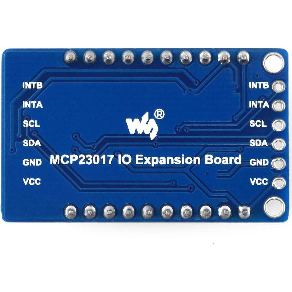Placa de Expansión I/O Waveshare MCP23017 16 Pines I2C 3.3V/5V