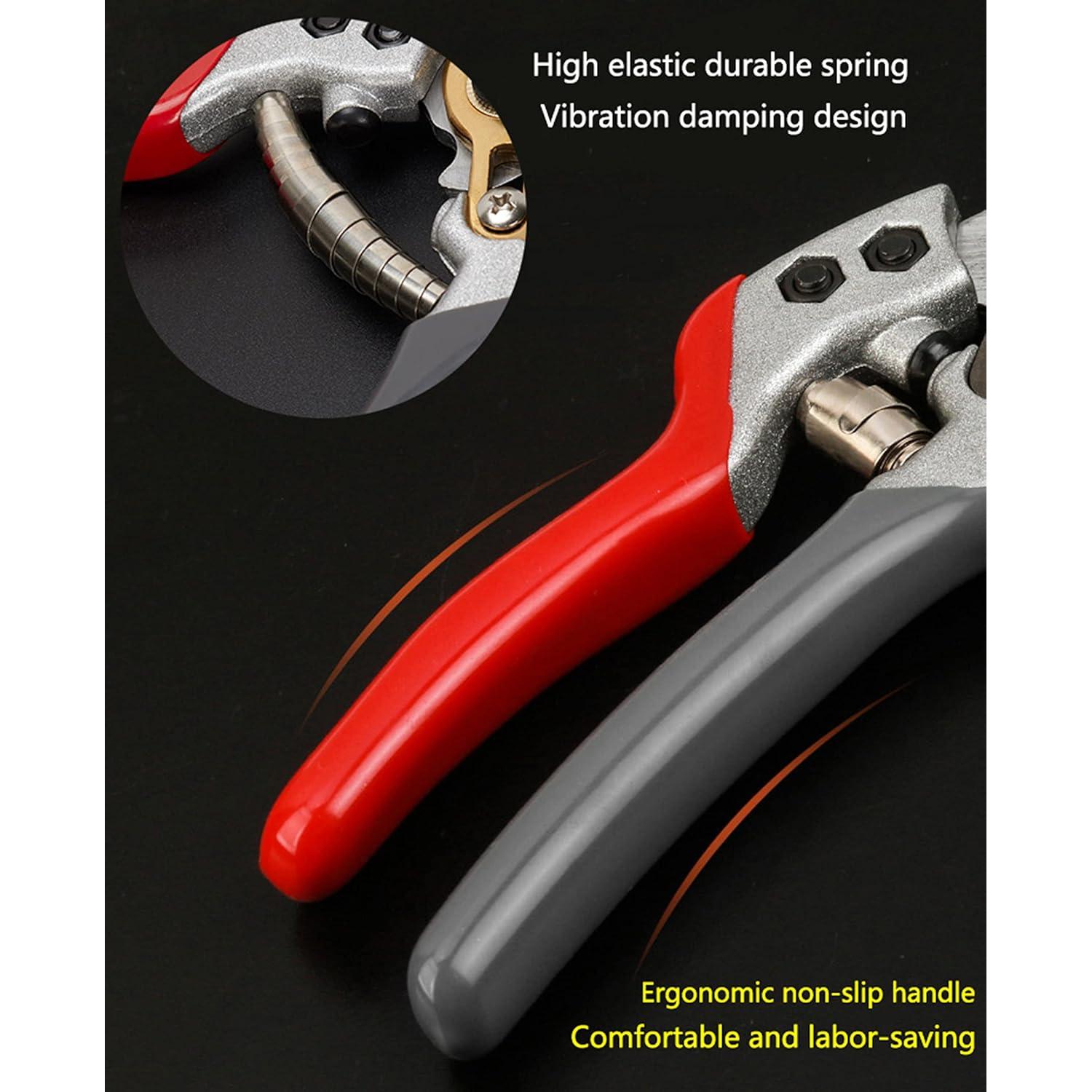 Tijeras de Jardín Horsvill Rojo-Gris 50mm Bypass