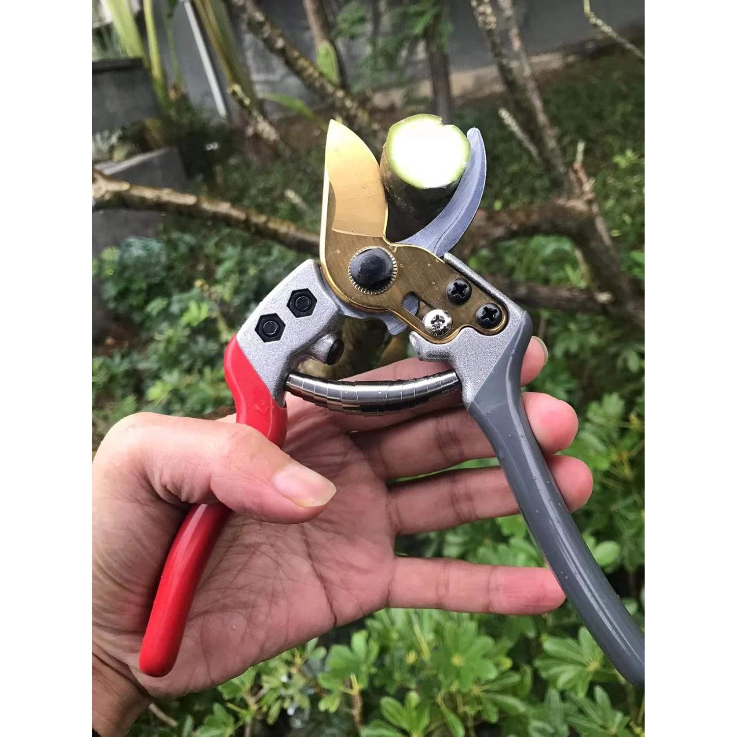 Tijeras de Jardín Horsvill Rojo-Gris 50mm Bypass