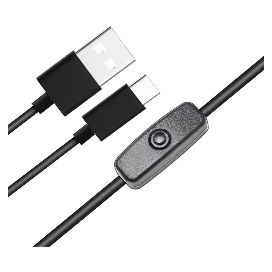 Cable de Alimentación USB Tipo C FBHDZVV para Raspberry Pi 4B 5V 3A