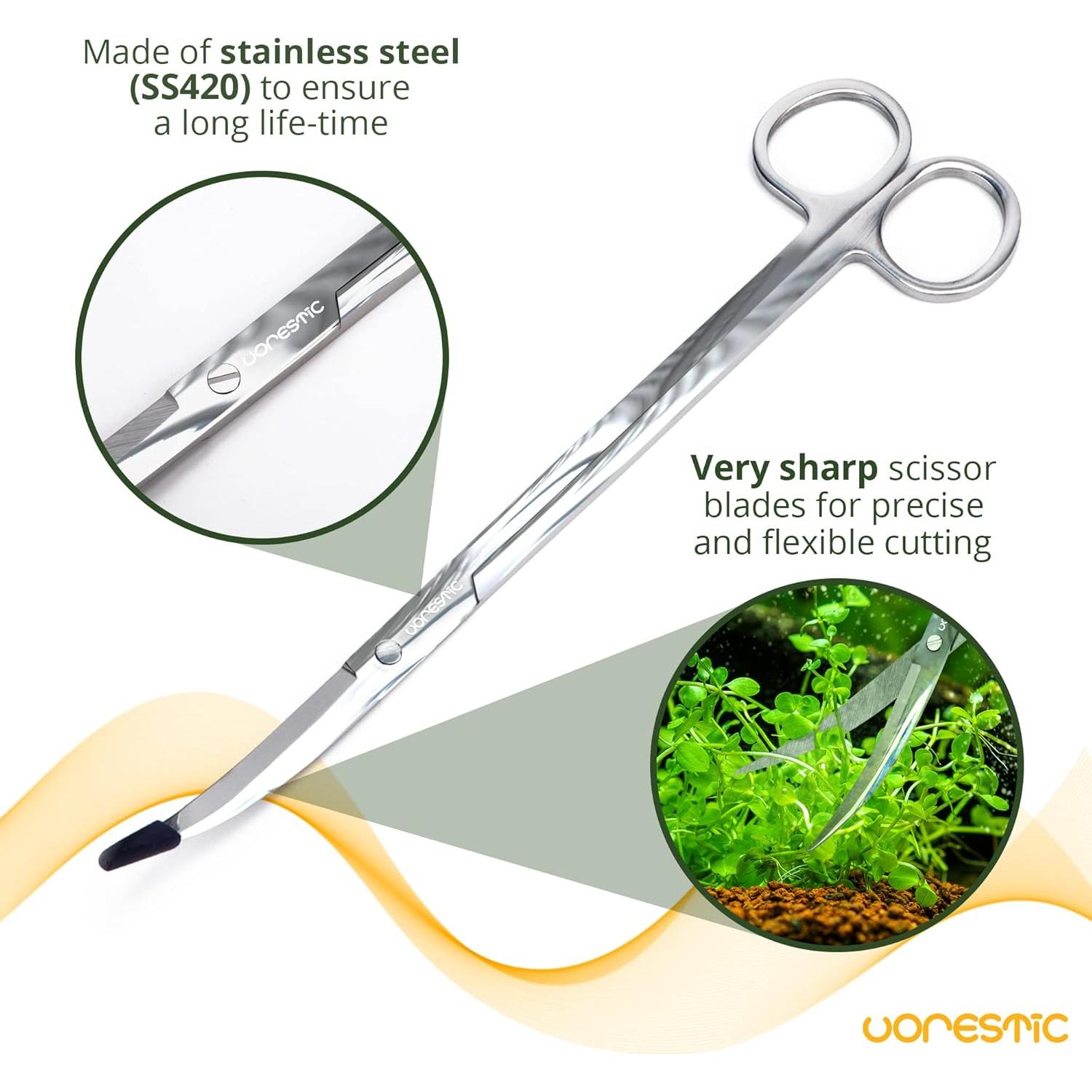 Juego de 6 Herramientas para Acuascaping Vorestic - Acero Inoxidable