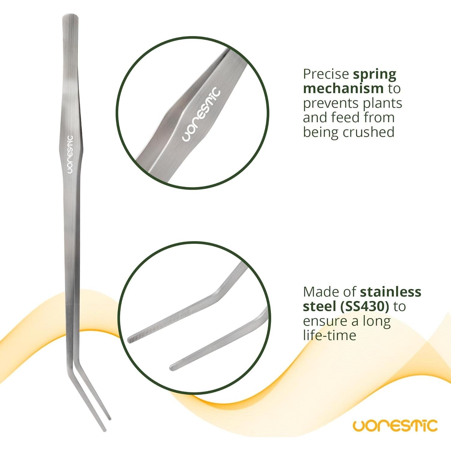 Juego de 6 Herramientas para Acuascaping Vorestic - Acero Inoxidable