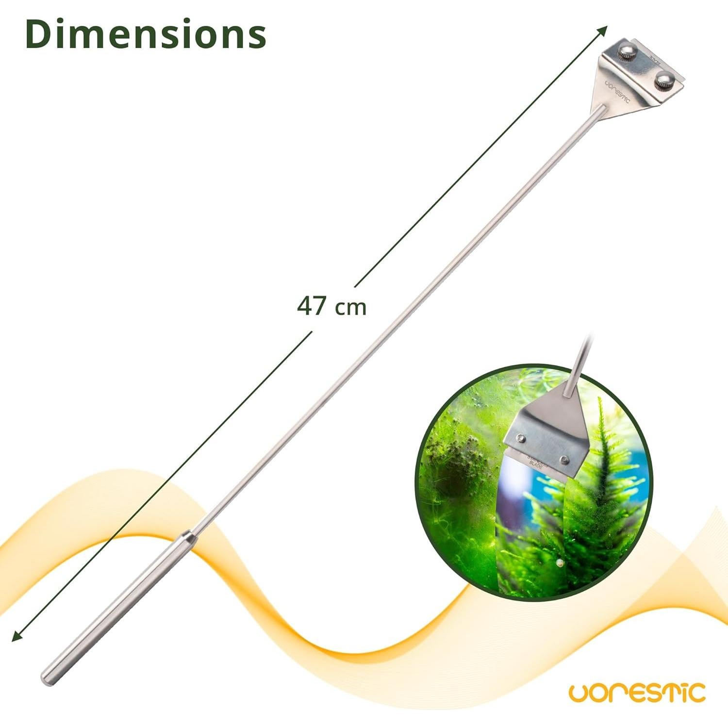 Juego de 6 Herramientas para Acuascaping Vorestic - Acero Inoxidable