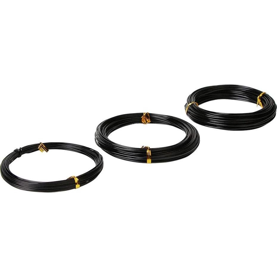 Juego de Alambre para Bonsai Boncas 3 Tamaños 1.0mm 1.5mm 2.0mm