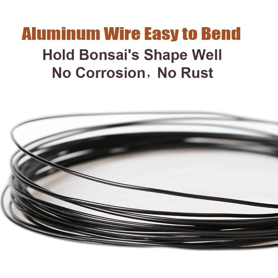 Juego de Alambre para Bonsai Boncas 3 Tamaños 1.0mm 1.5mm 2.0mm