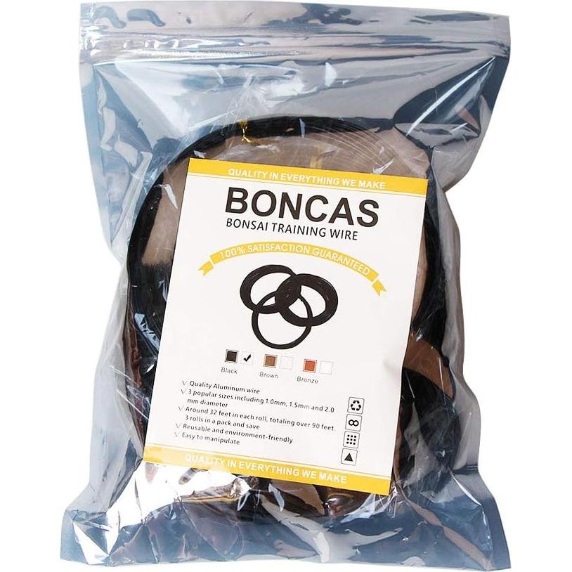 Juego de Alambre para Bonsai Boncas 3 Tamaños 1.0mm 1.5mm 2.0mm