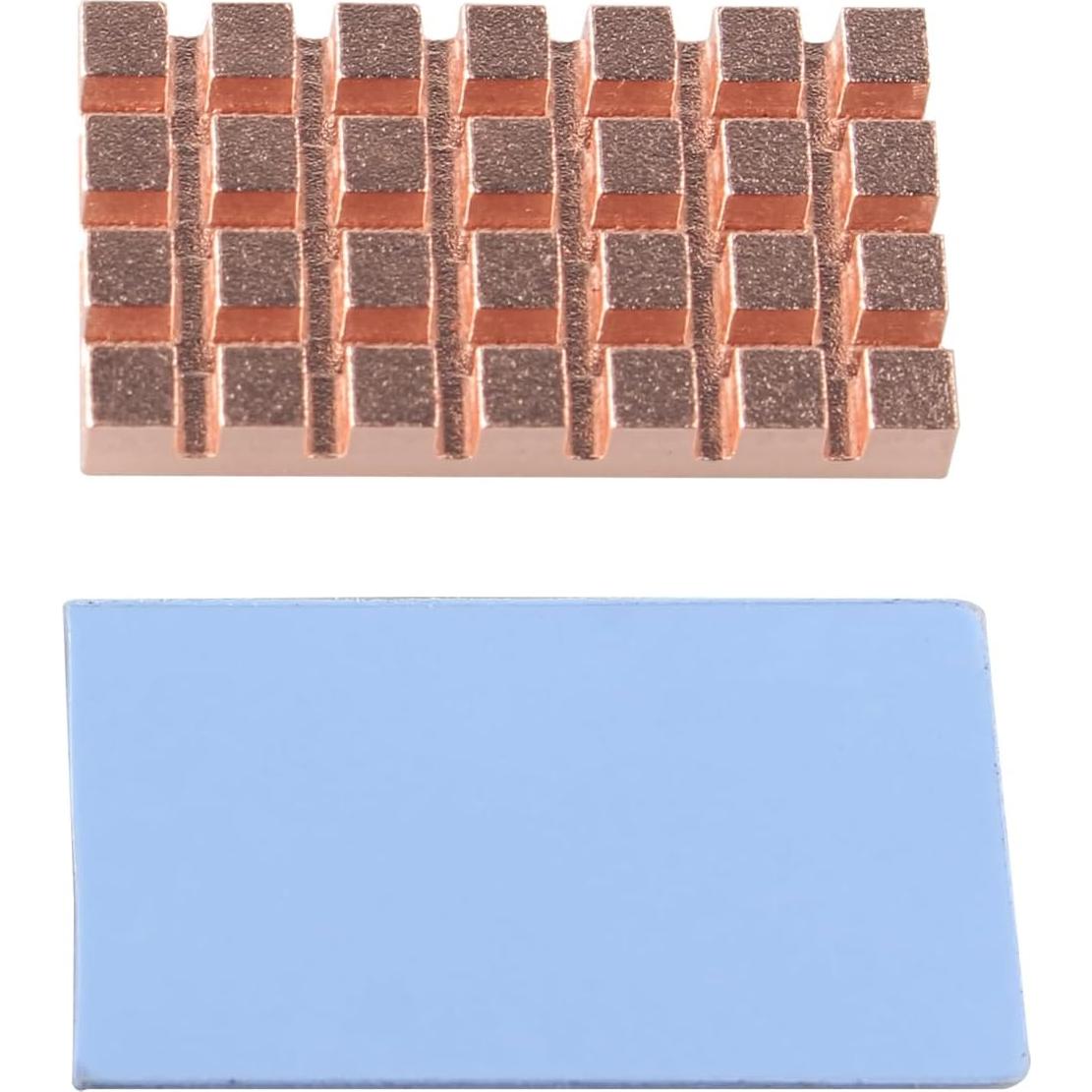 Disipador de Calor M.2 2242 ZDE Cobre con Almohadilla Térmica