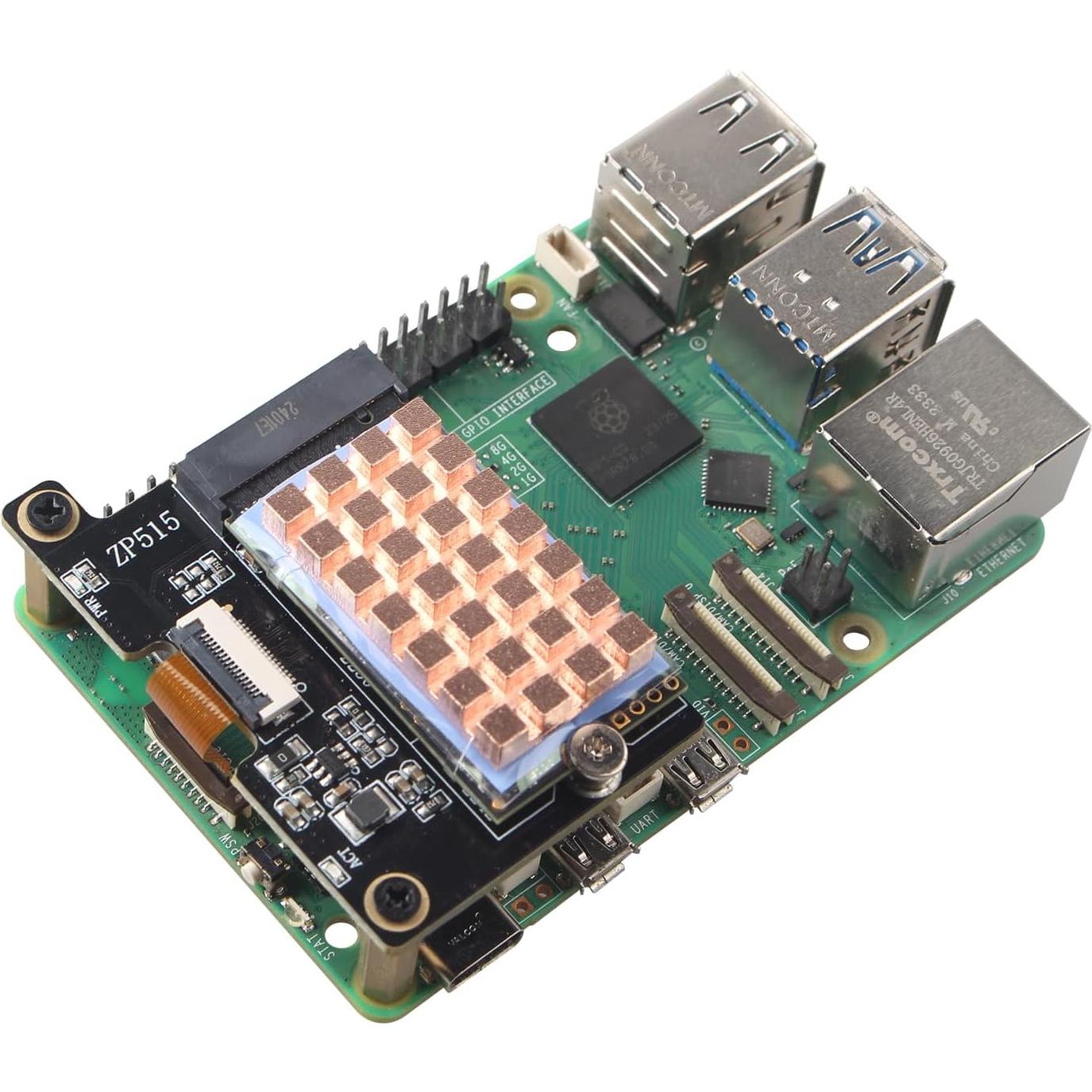 Disipador de Calor M.2 2242 ZDE Cobre con Almohadilla Térmica