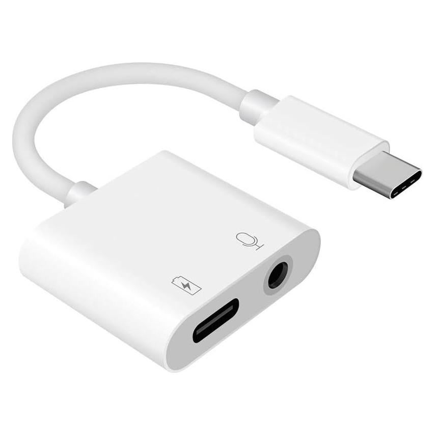 Adaptador de Audio y Carga USB-C 3.5mm Volt Plus Tech