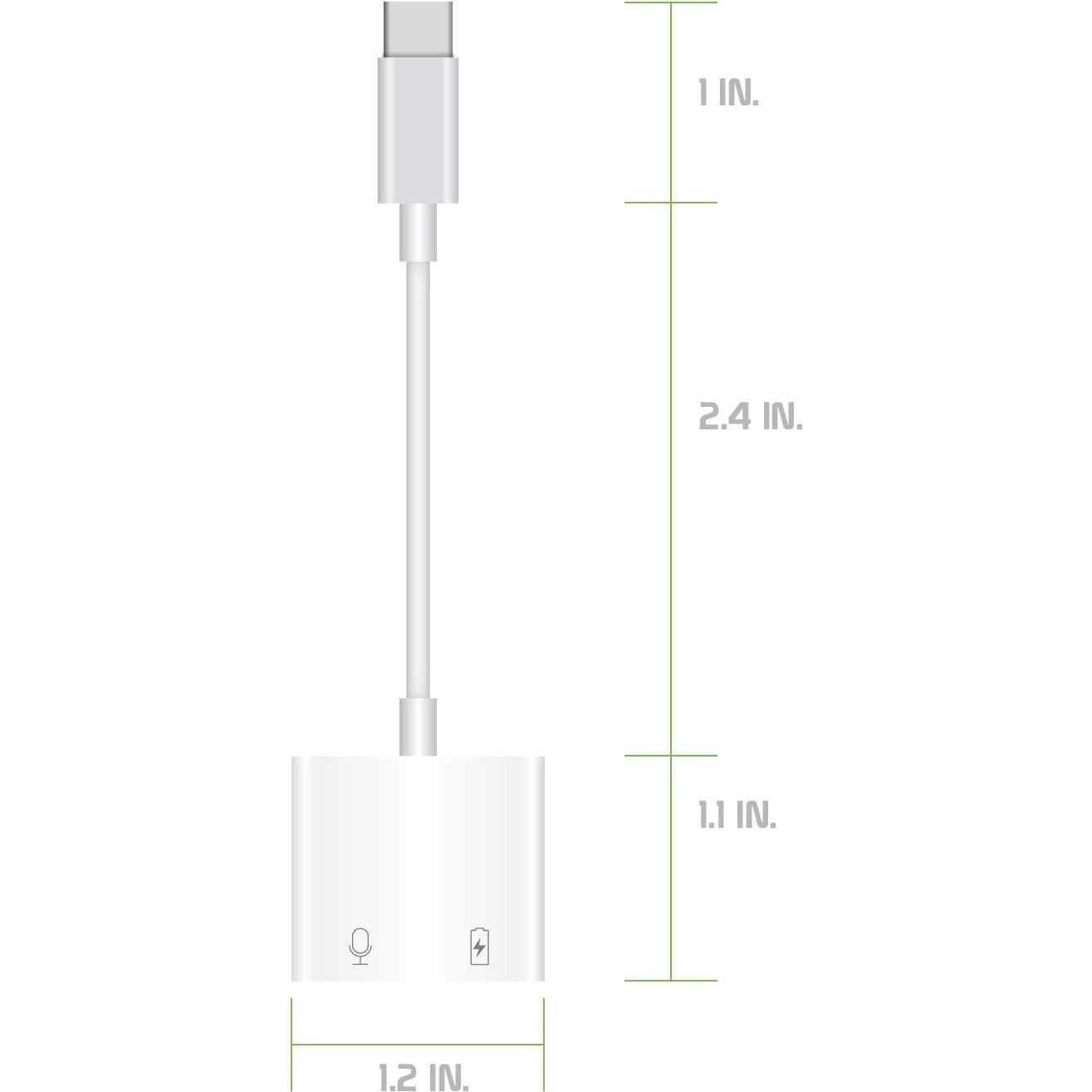 Adaptador de Audio y Carga USB-C 3.5mm Volt Plus Tech
