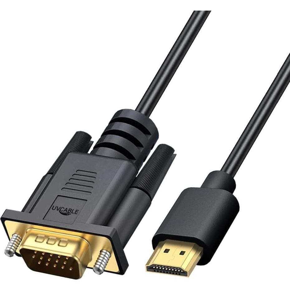 Cable HDMI a VGA 1.83 m UV-CABLE Paquete de 10 Macho a Macho