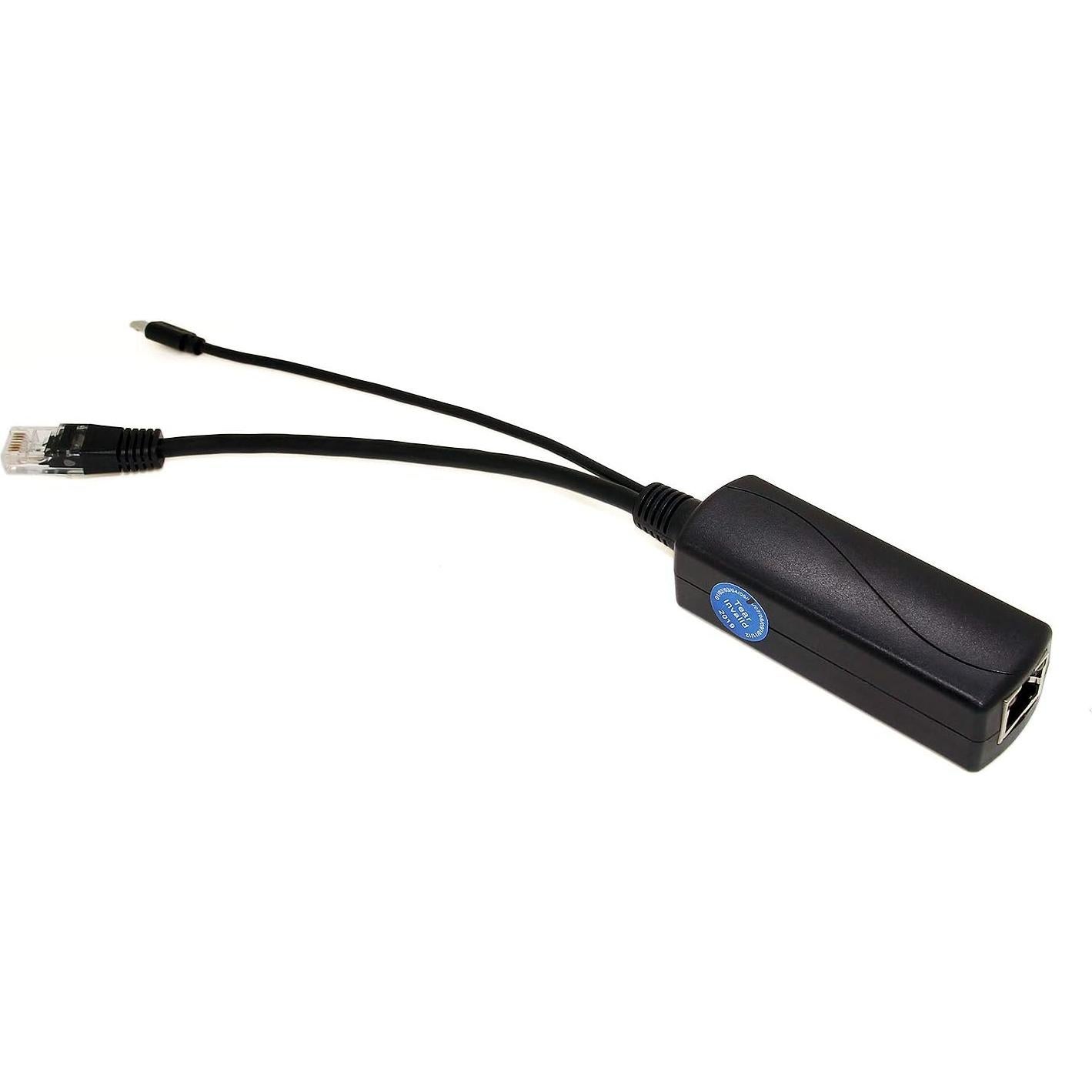 Divisor PoE Micro USB REVODATA 5V 2.4A Gigabit 10/100/1000Mbps
