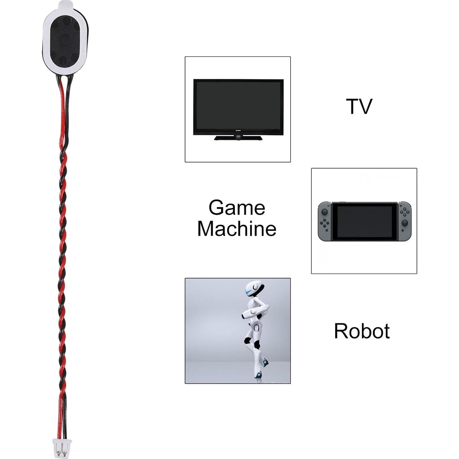 20pcs Altavoz Mini 1W 8 Ohm Diitao para Raspberry Pi