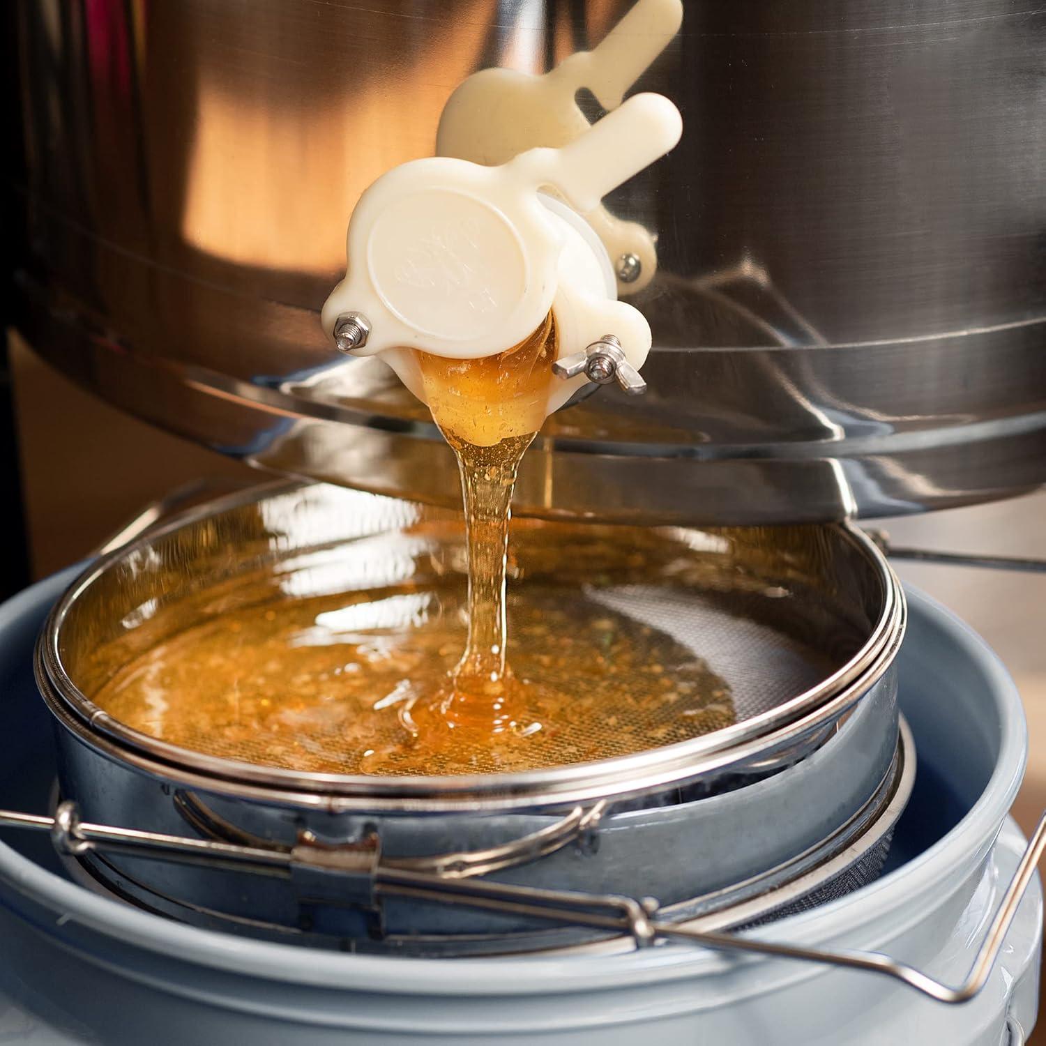 Colador de Miel VIVO Acero Inoxidable Doble Tamiz 22.86 cm