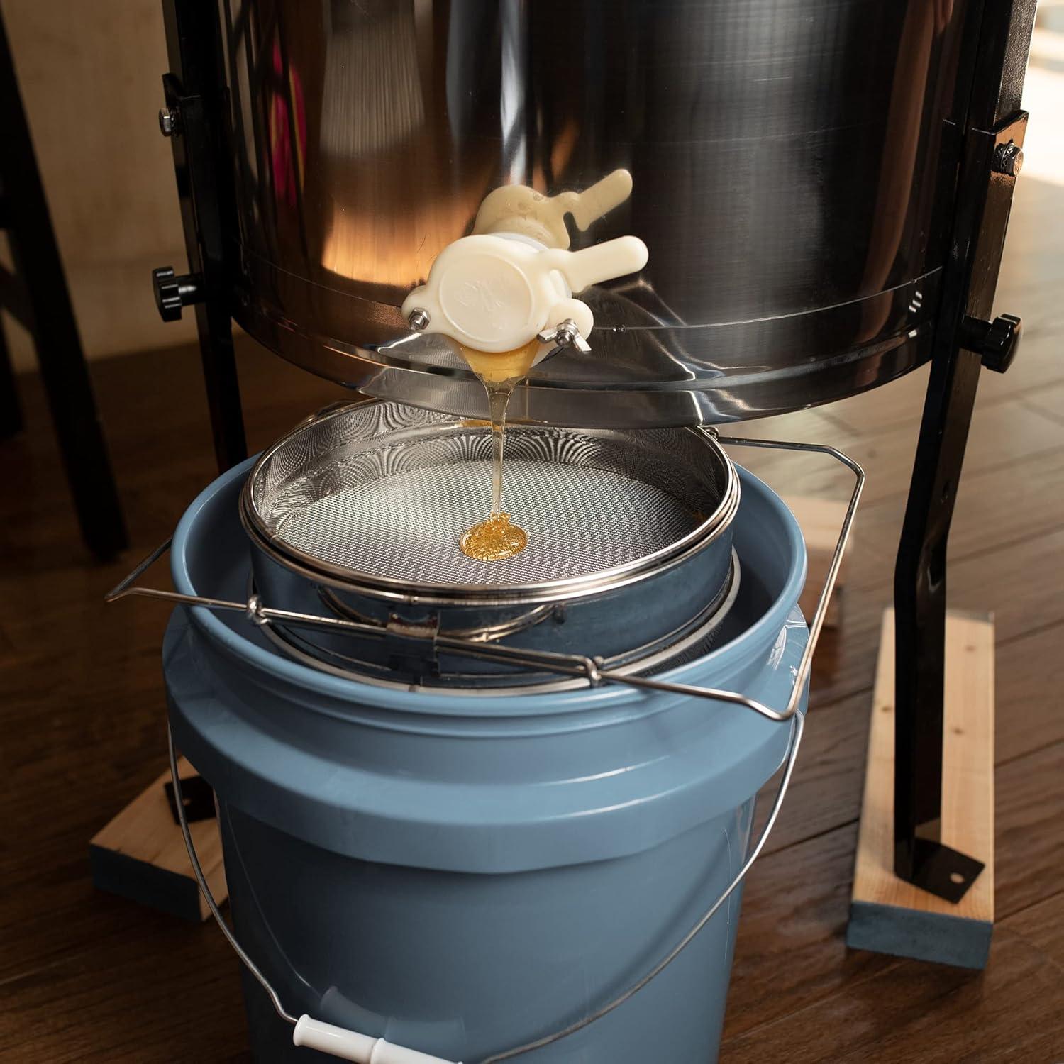 Colador de Miel VIVO Acero Inoxidable Doble Tamiz 22.86 cm