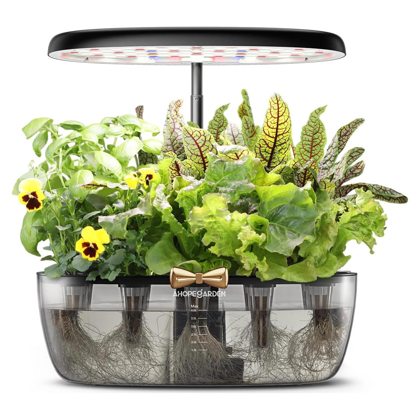 Sistema Hidropónico Ahopegarden 12 Cápsulas 4L LED