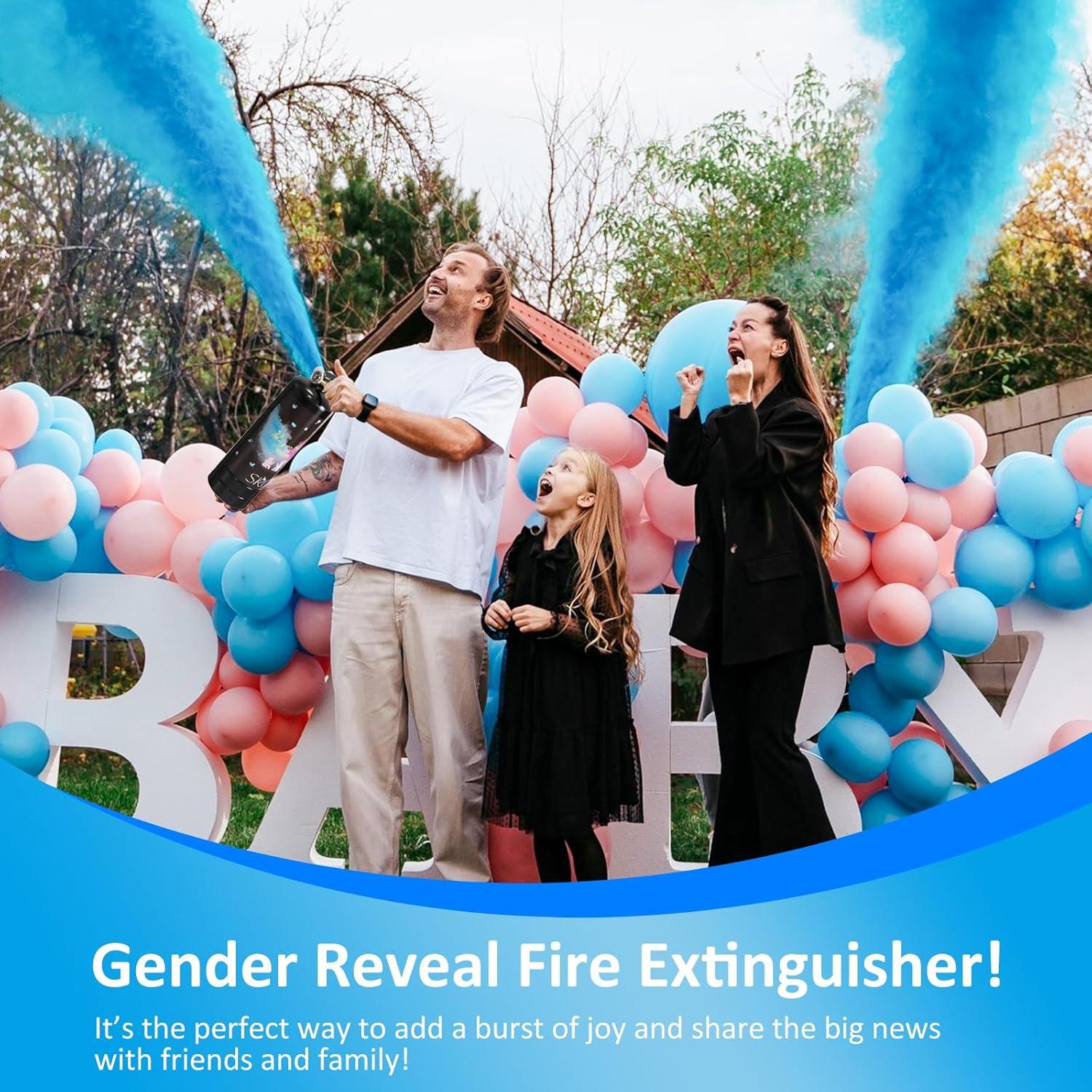 Extintor de Revelación de Género SRG Giant Azul 0.73 kg