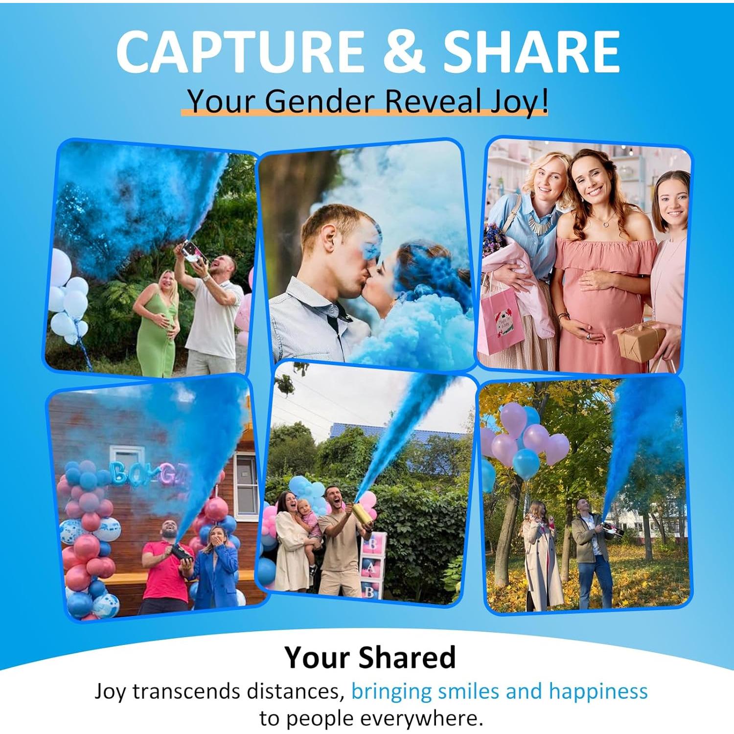 Extintor de Revelación de Género SRG Giant Azul 0.73 kg