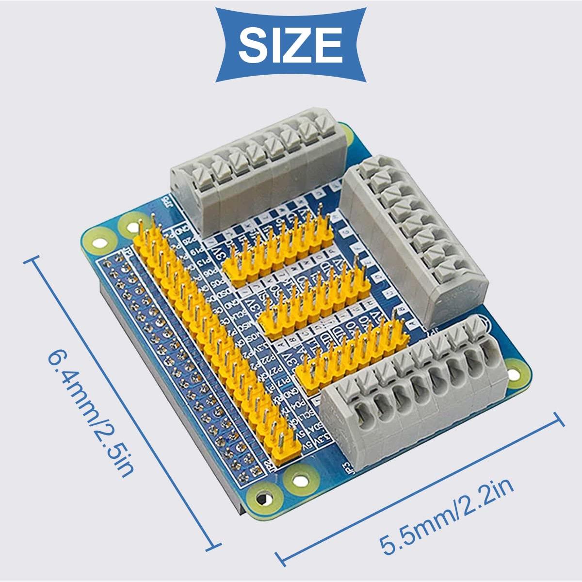 Placa de Expansión GPIO Multifuncional DAOKAI para Raspberry Pi