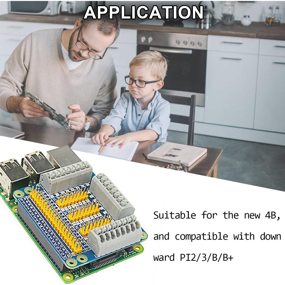Placa de Expansión GPIO Multifuncional DAOKAI para Raspberry Pi
