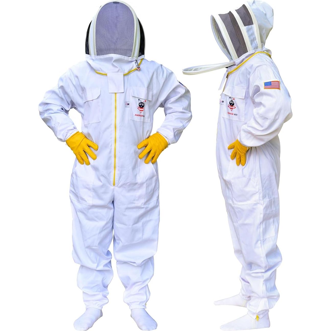 Traje de Apicultura American Bee Algodón Mediano A Prueba Picaduras