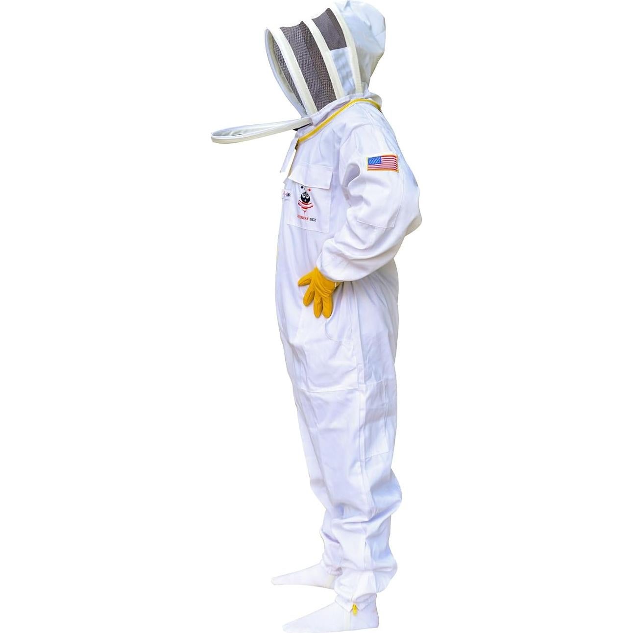Traje de Apicultura American Bee Algodón Mediano A Prueba Picaduras