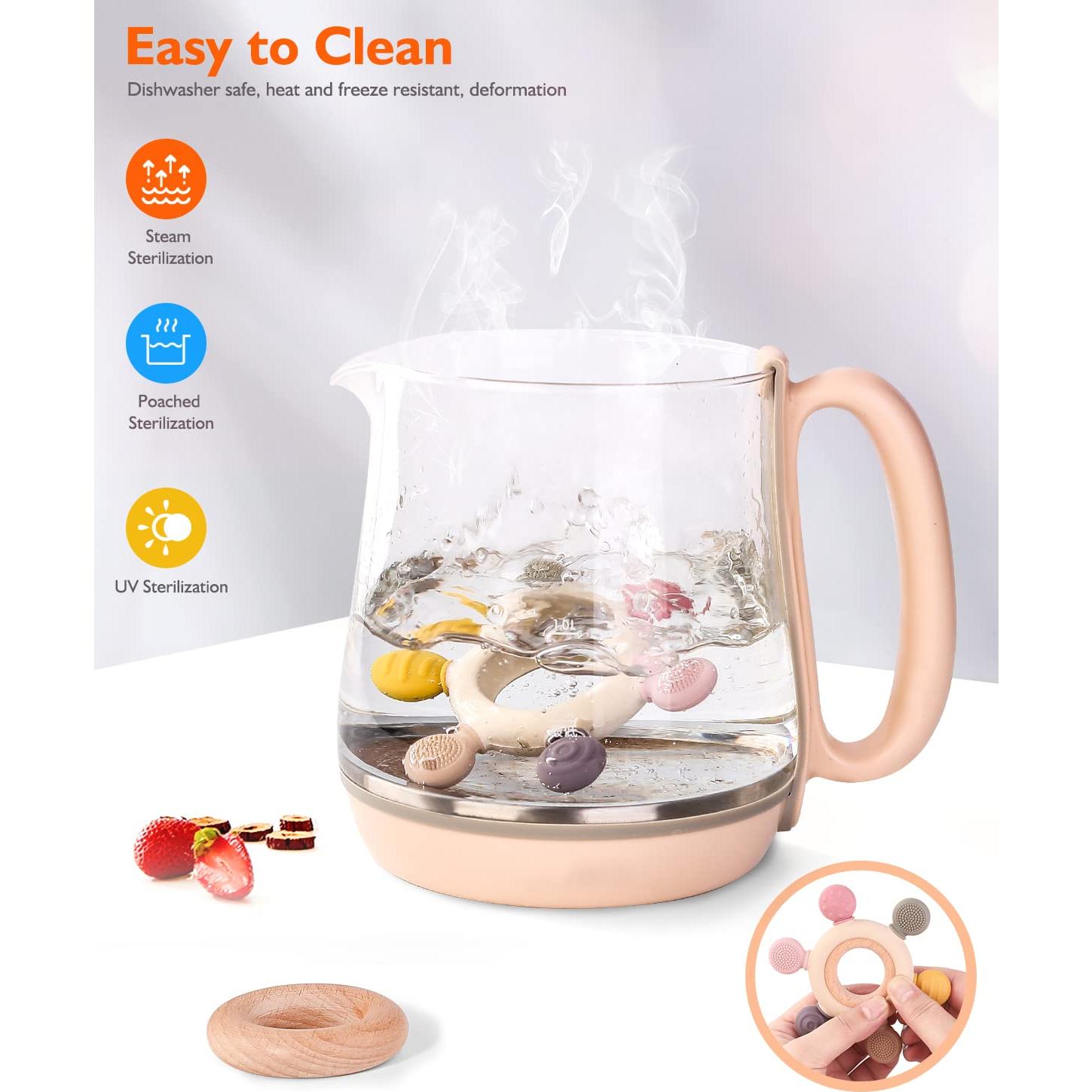 Akolik Mordedor de Silicona para Bebés Rosa 0-18 Meses