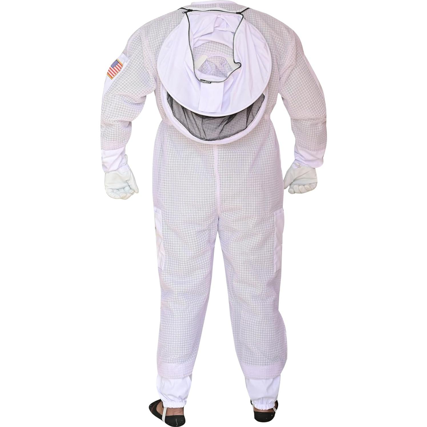 Traje de Apicultura US APIARY 3 Capas con Velo y Guantes