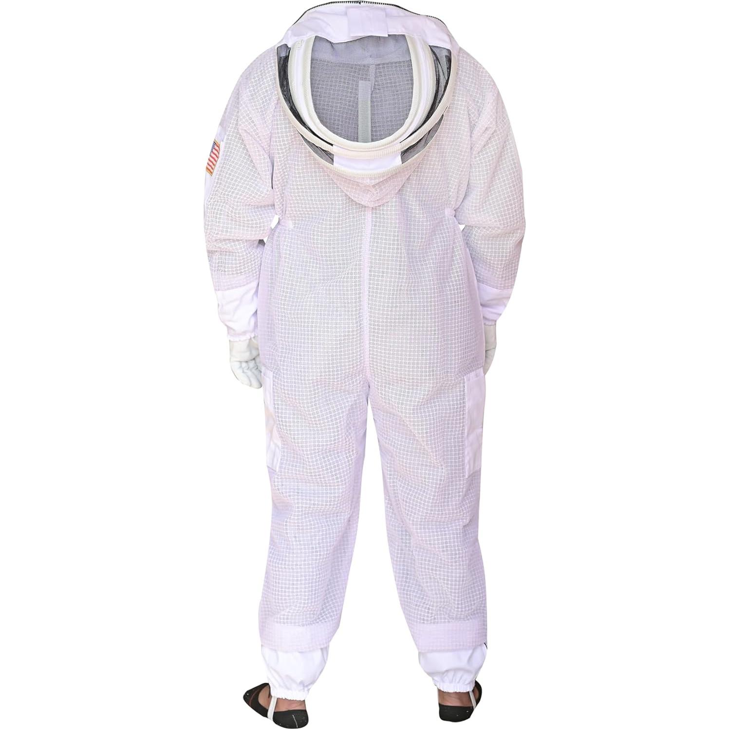 Traje de Apicultura US APIARY 3 Capas con Velo y Guantes