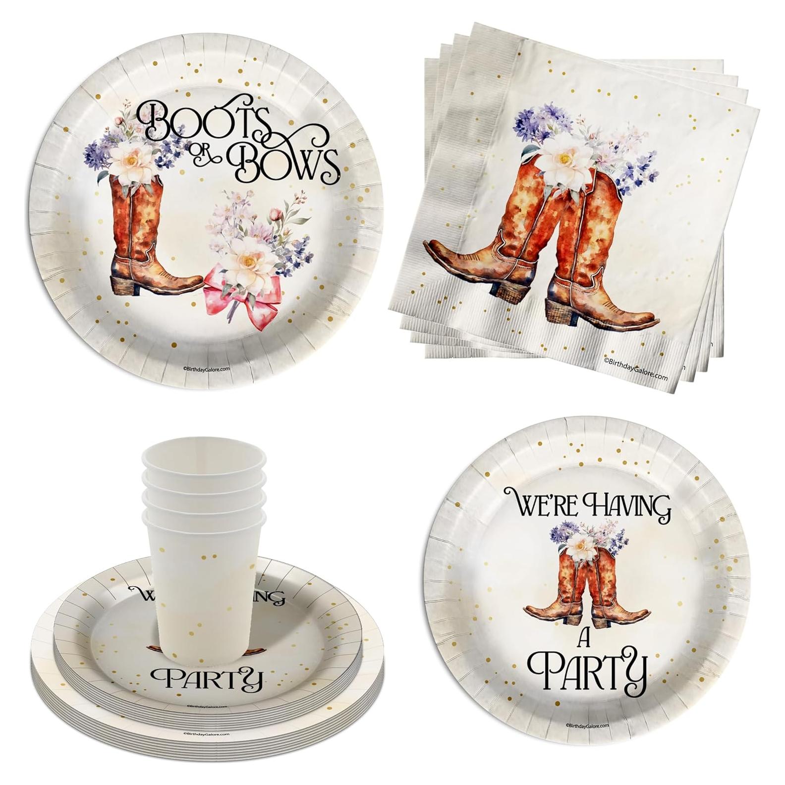 Set de Vajilla de Revelación de Género 64 Piezas - Birthday Galore