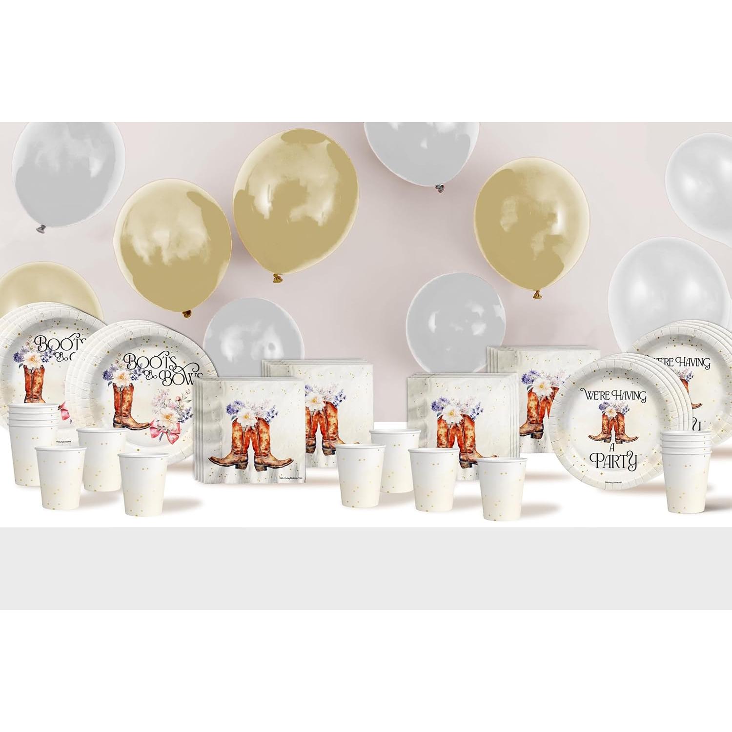 Set de Vajilla de Revelación de Género 64 Piezas - Birthday Galore