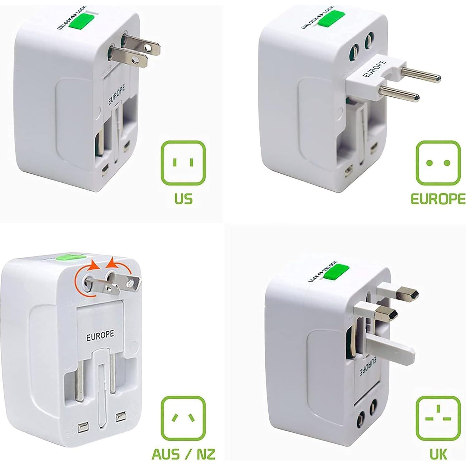 Adaptador de Poder Universal para Raspberry Pi 4B - 220V/110V