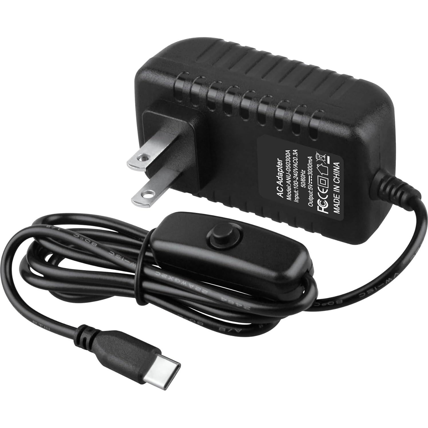 Adaptador de Alimentación USB-C 5V 3A SKKSource para Raspberry Pi 4