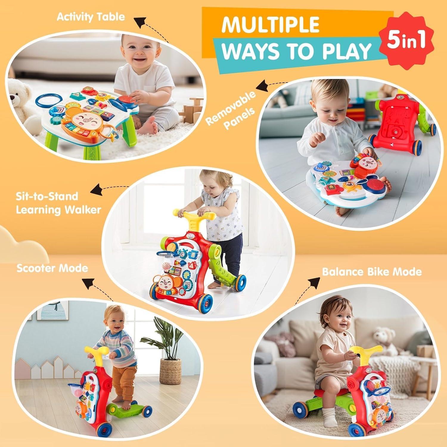 Andador 5 en 1 para Bebé - Juguete Interactivo N6032