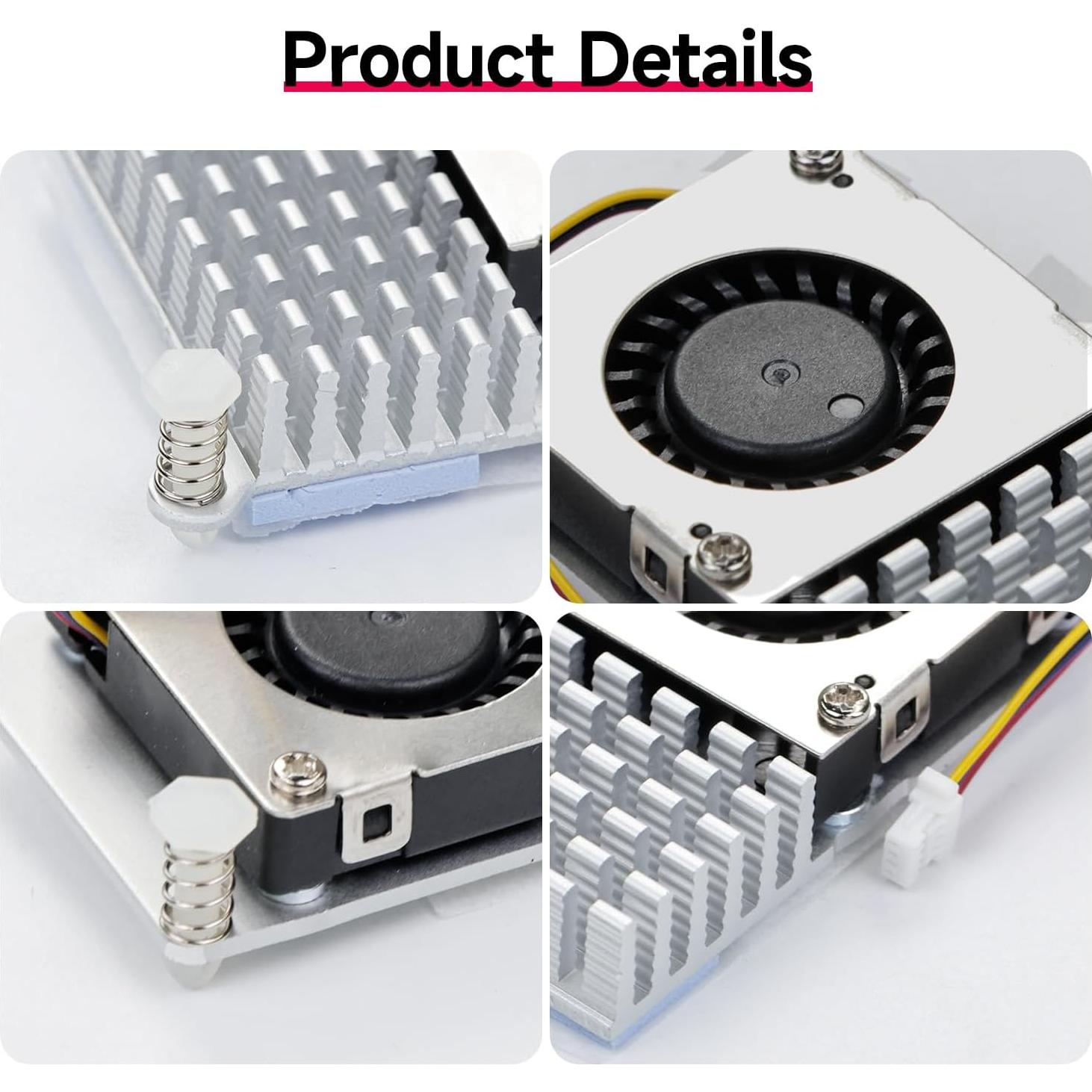 Fuente de Poder 27W USB-C + Caja Acrílica Raspberry Pi 5