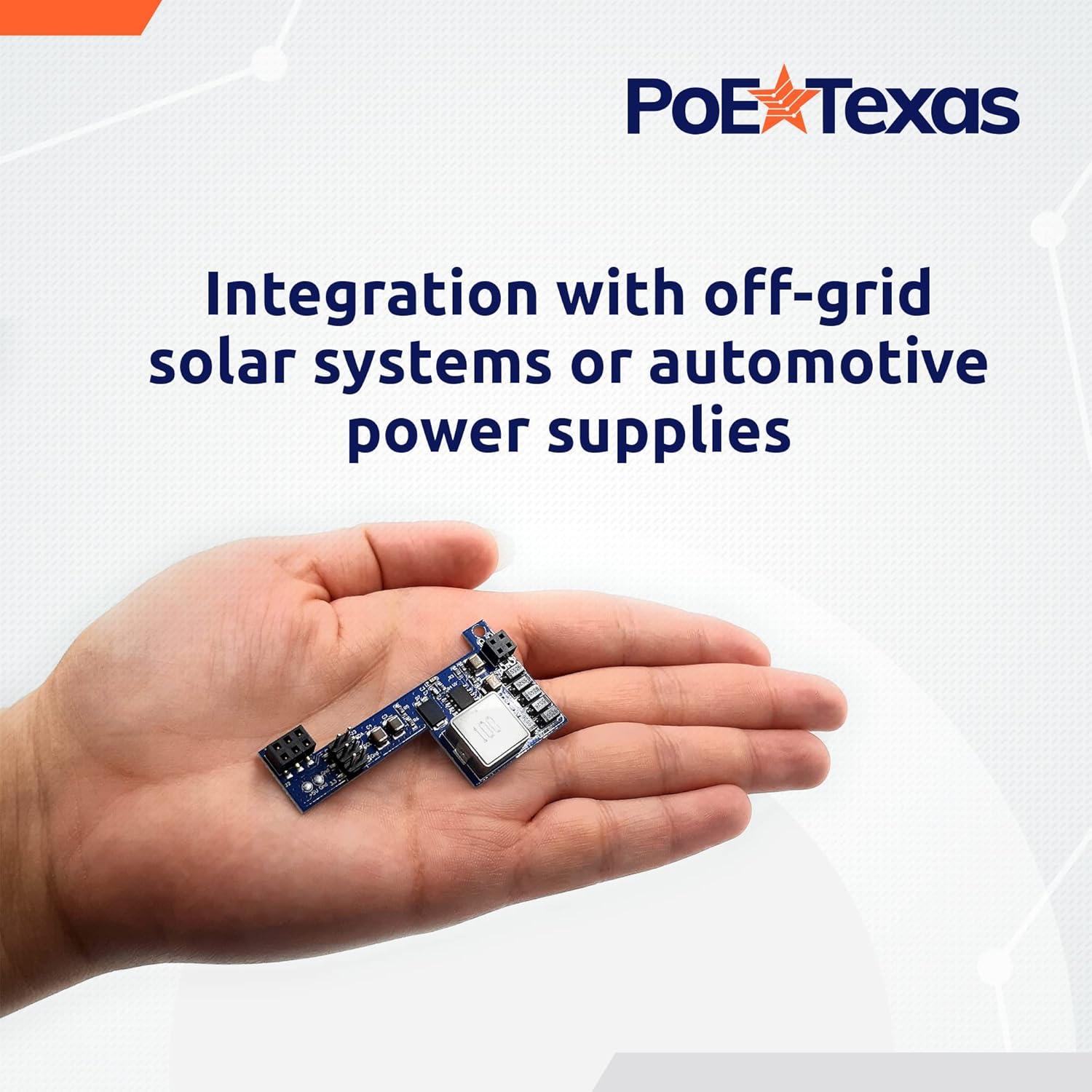 Inyector PoE Pasivo PoE Texas para Raspberry Pi 3 B+ y 4