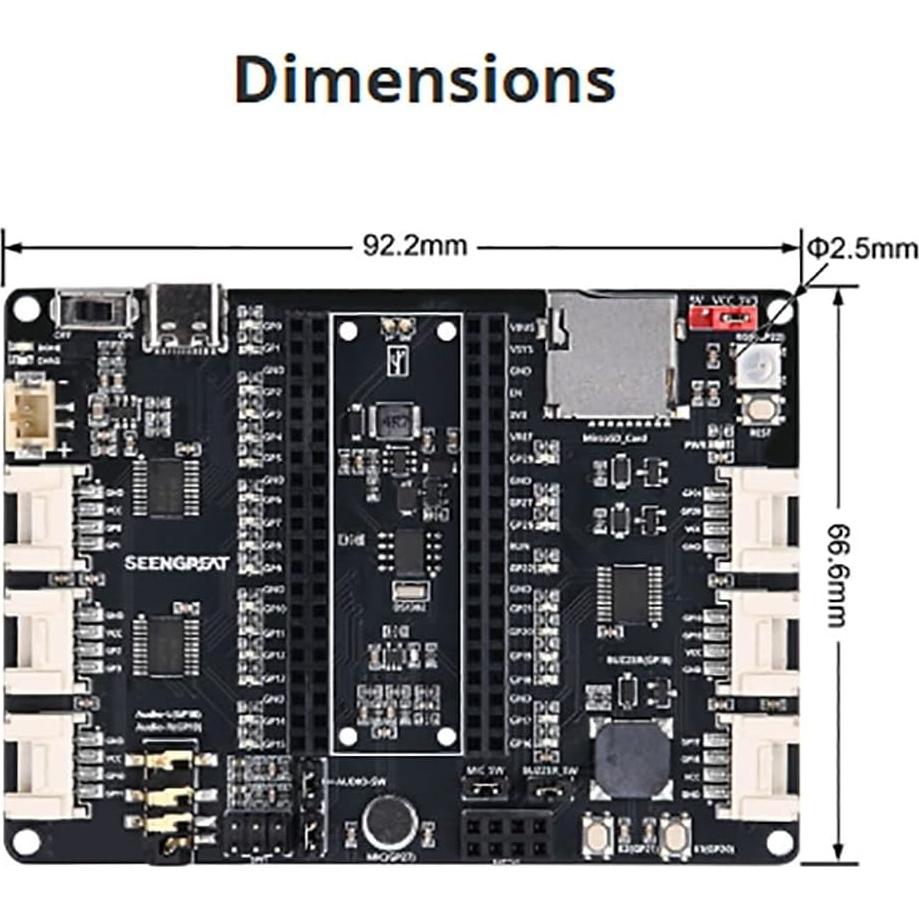 Placa de Expansión Mini LLidgermal para Pi Pico con RTC y RGB