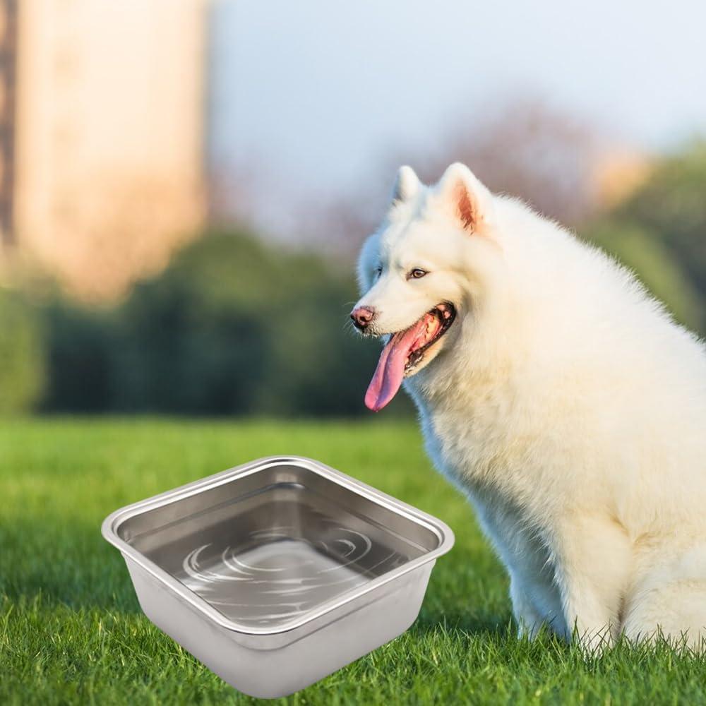 Cuenco para Perros MODUODUO Acero Inoxidable 2 Juegos 3L